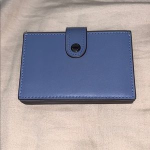 SOLD‼️Coach Accordion Leather Cardholder